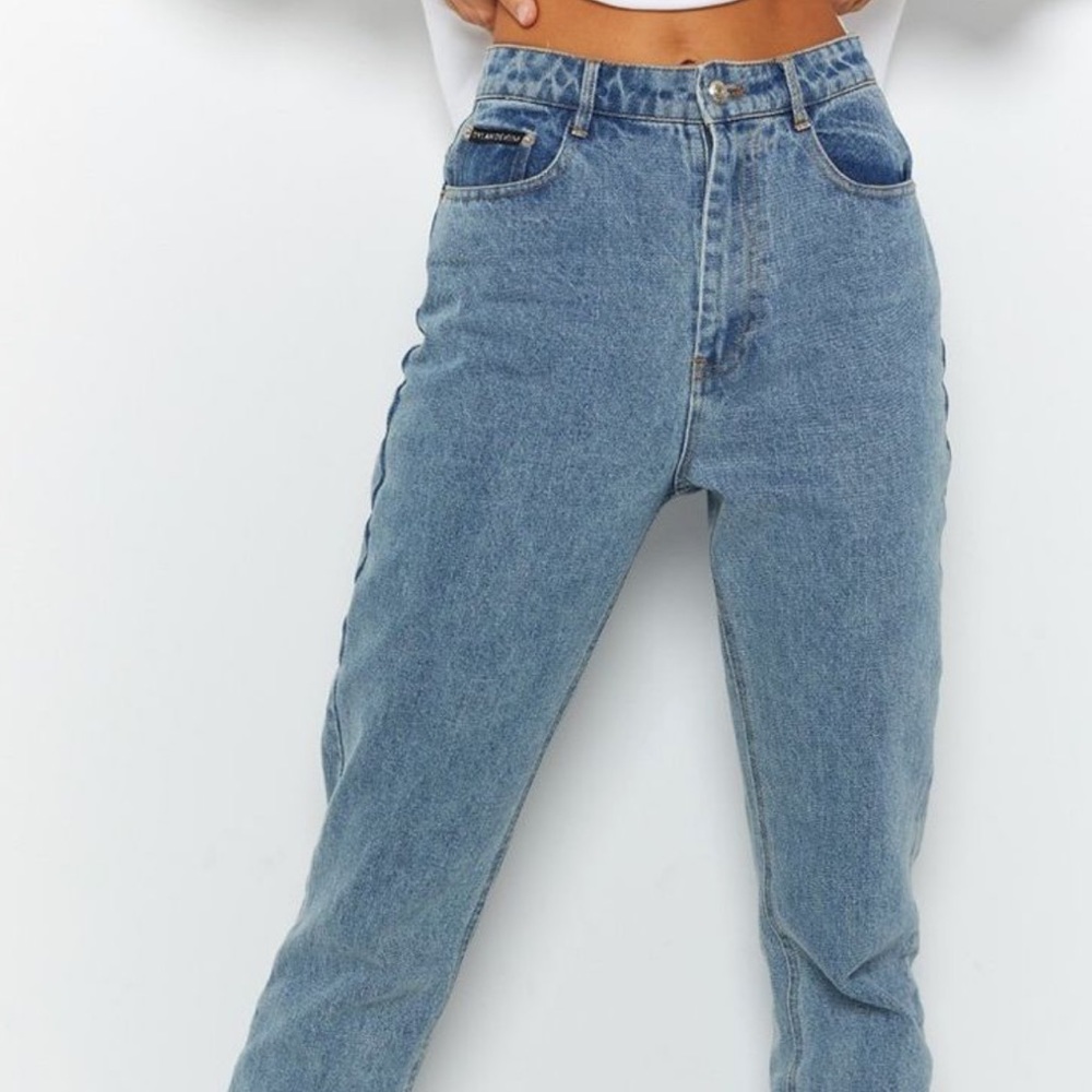 By Dyln Harlow Mom Jeans Blue - Picture 6 of 10